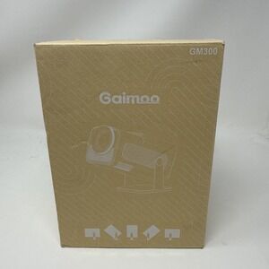 GAIMOO GM300 PORTABLE ULTRA HD MINI PROJECTOR 1080P FHD BLUETOOTH WIFI KEYSTONE